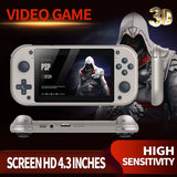 Controle de Vídeo Game Portátil Retro BOYHOM M17 Sistema Open Source Linux, Tela IPS de 4,3 Polegadas, Player de Vídeo Portátil