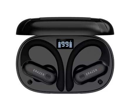 HAPPYAUDIO S3 TWS 5.3 Voz ENC Botão Fones de ouvido IPX6 Esporte Carregamento sem fio 56 horas de Hplaytime
